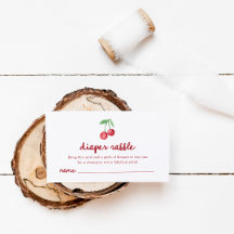 Cerises rouges Whimsical Retro | Raffle de couches