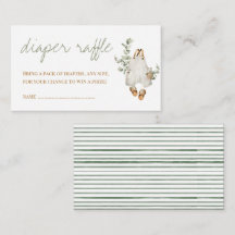 C'est Boy Eucalyptus Boho Minimalist Diaper Raffle