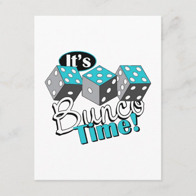 Carte D'accompagnement C'est l'heure de Bunco ! (Devant)