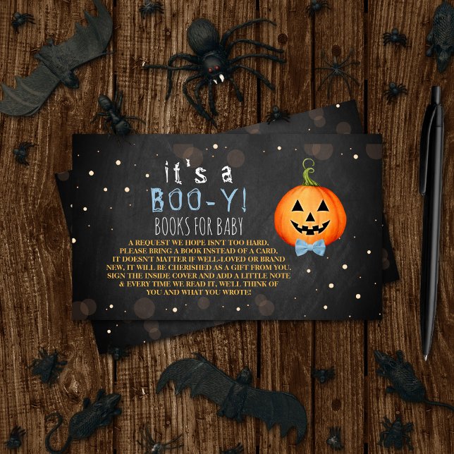 Carte D'accompagnement C'est un boo-y ! Baby shower d'Halloween petit Cit (Créateur téléchargé)