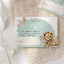 C'est un garçon Safari Thème Lion Baby shower couc