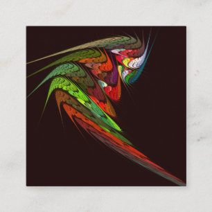 Carte D'accompagnement Chameleon Art Abstrait