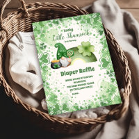 Chanceux Petit Baby shower Shamrock Diapper Raffle