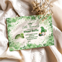 Chanceux Petit Baby shower Shamrock Diapper Raffle