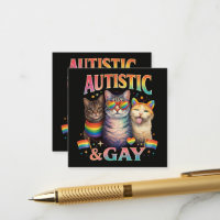 Chat drôle autiste et gay