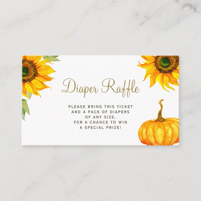 Carte D'accompagnement Chaudron tombeau automne citrouille baby shower (Devant)