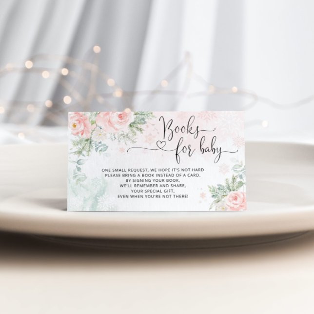 Carte D'accompagnement Chaussures de Noël rose livres pour bébé billet en (Créateur téléchargé)