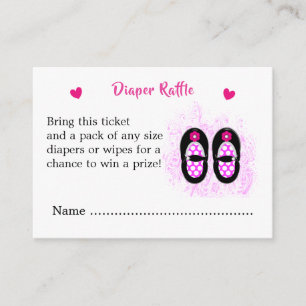 Carte D'accompagnement Chaussures pour bébé vintage Baby shower Déchets R