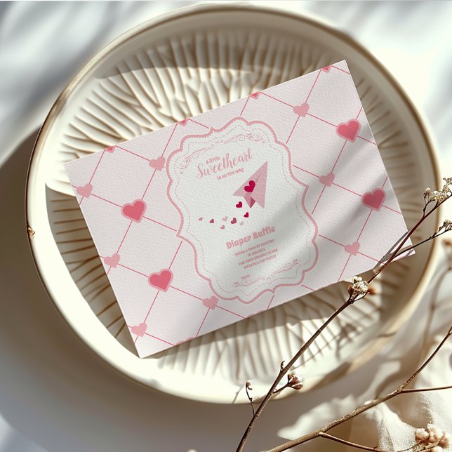 Carte D'accompagnement Chérie branchée Valentine's Day Diapper Raffle (Créateur téléchargé)