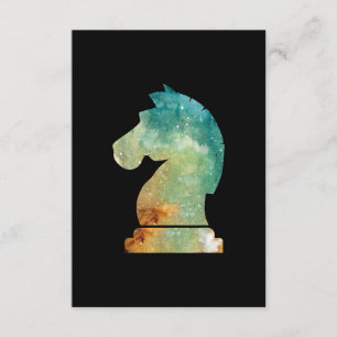 Carte D'accompagnement Chess Player Horse Knight Chess