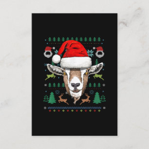 Carte D'accompagnement Chèvre Vilain Noël Noël Noël Noël Noël Noël Noël N
