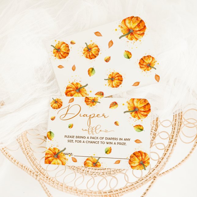 Carte D'accompagnement Chute Baby shower Déchets Raffin (Créateur téléchargé)