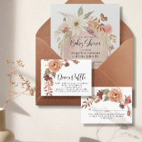 Chute Floral Rustique BOHO Aquarelle Raffin