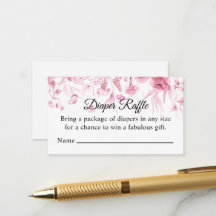 Chute Florale Rose, Barbons, Baby shower Fille