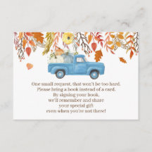 Citrouille d'automne Livres de Baby shower pour ca