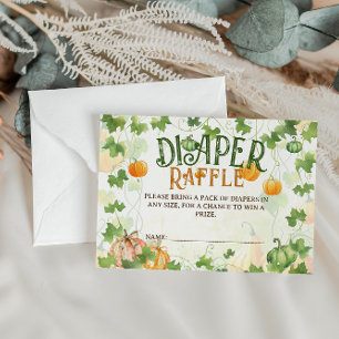 Carte D'accompagnement Citrouille de l'automne Baby shower de carafe de c