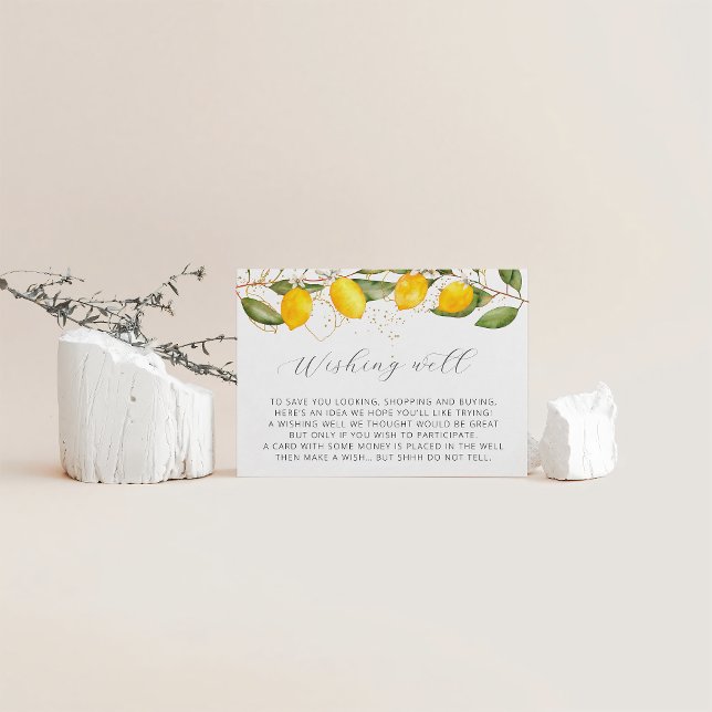 Carte D'accompagnement Citrus Citrus Été Envie de bien Baby shower (Créateur téléchargé)