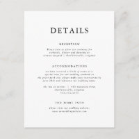 Classique Moderne Noir & Blanc Élégant