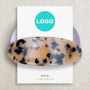 Carte D'accompagnement Clip à poil pour arc-en-ciel Ajouter un logo