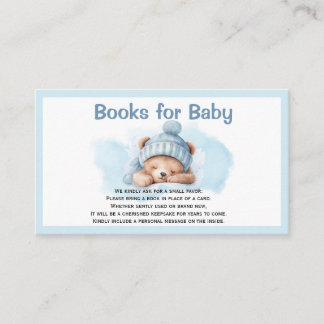 Carte D'accompagnement Cloud 9 Bear Baby shower Books for baby Card