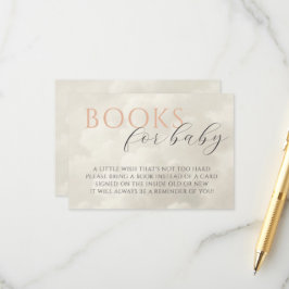 Carte D'accompagnement Cloud Neuf livres de Baby shower pour bébé