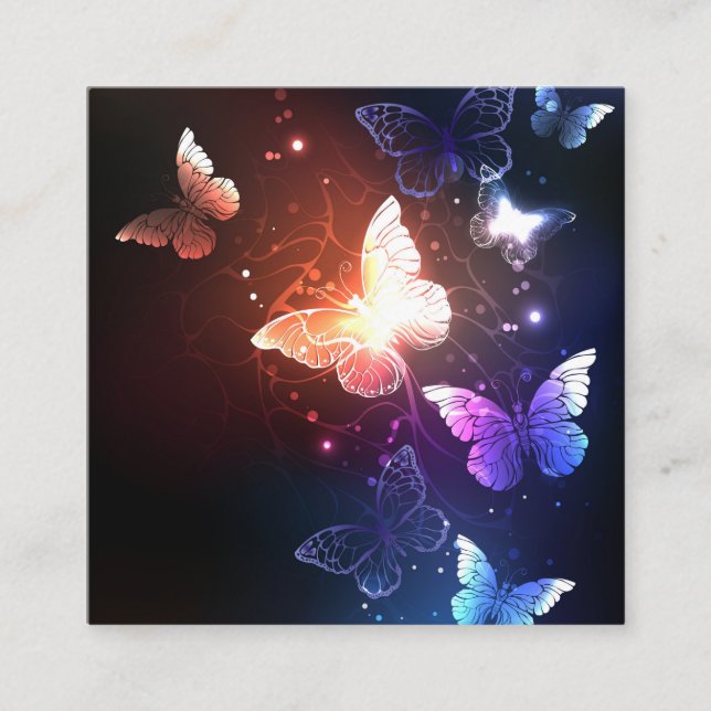 Carte D'accompagnement Clowing Night Butterflies (Devant)