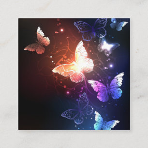 Carte D'accompagnement Clowing Night Butterflies