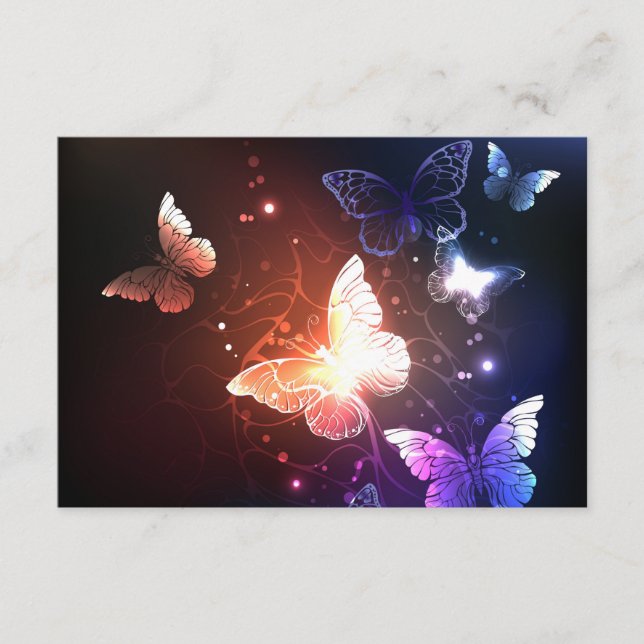 Carte D'accompagnement Clowing Night Butterflies (Devant)