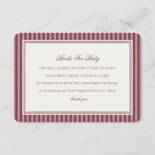 Carte D'accompagnement Club de vignoble vinicole Livres d'argent pour Bab