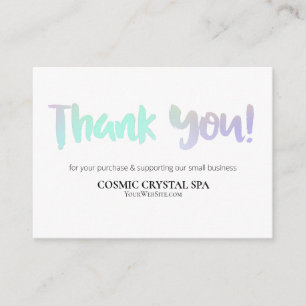 Carte D'accompagnement *~* Code QR RAINBOW - MERCI LOGO AP8 Review