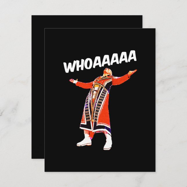 Carte D'accompagnement Cody whoaaa (Devant / Derrière)