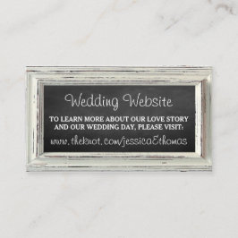 Carte D'accompagnement Collection de Mariage de cadre et de tableau de bo