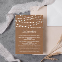 Collection de Mariages Rustic Kraft