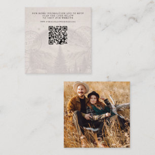 Carte D'accompagnement Colorado Passport Mariage QR