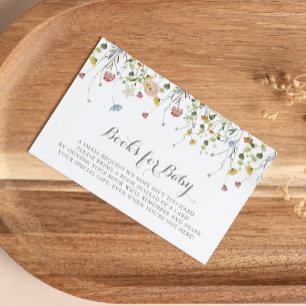 Carte D'accompagnement Colorée Dainty Wild Baby shower Demande de réserva