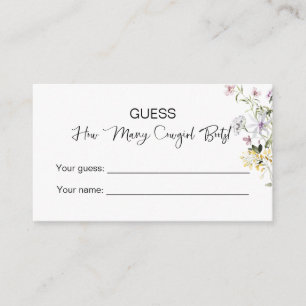 Carte D'accompagnement Combien de bottes de cowgirl ! Baby shower de mari