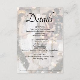 Carte D'accompagnement Concevez votre propre Mariage photo Collage 3