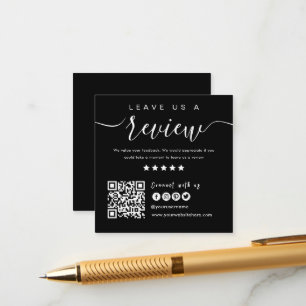 Carte D'accompagnement Connectez-vous avec le code QR Us   Laissez-Nous U