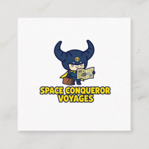 Carte D'accompagnement Conquérant de l'Espace Voyages Rétro Bande Dessiné