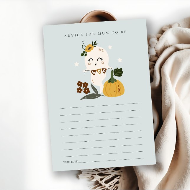 Carte D'accompagnement Conseil de la boîte d'Halloween Ghost pour maman B (Créateur téléchargé)