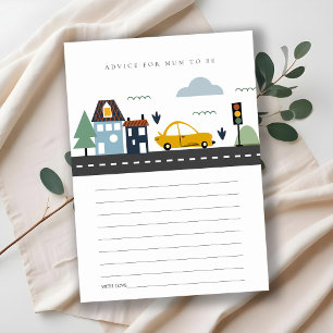 Carte D'accompagnement Conseil Ville Ville Véhicule Urbain Pour Maman Bab