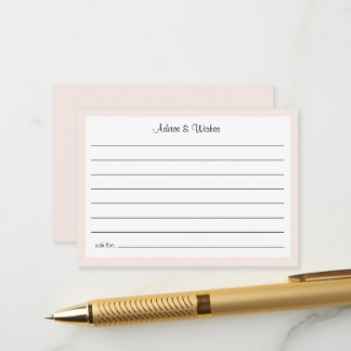 Carte D'accompagnement Conseils et vœux de douche Oh Baby Cowgirl Enclosu