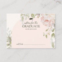Conseils floraux roses élégants pour le diplômé