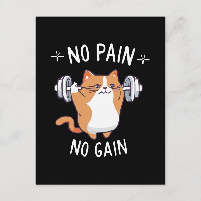 Carte D'accompagnement Construisons Un Peu De Muscle ! Heure De Gymnastiq (Devant)