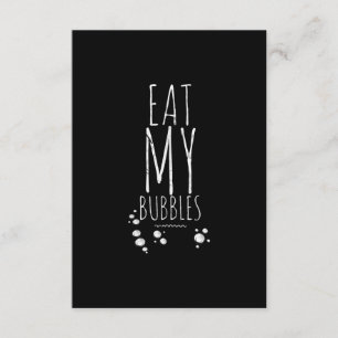 Carte D'accompagnement Cool Baignade Manger Mes Bulles Nager Amusant Nage