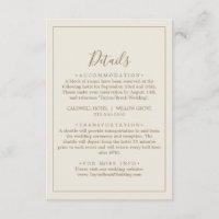 Coordonnée florale dorée | Détails Cream & Gold