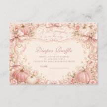 Coquette Little Pumpkin Diaper Raffle