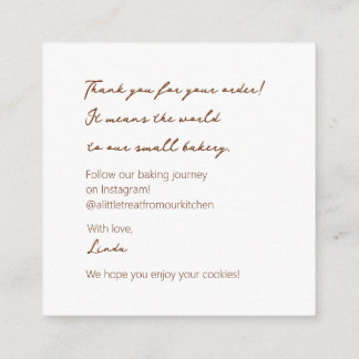 Carte D'accompagnement Cosy Cookie Delties