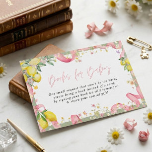 Carte D'accompagnement Côte d'Amalfi Citron Eté Italien Ciao Baby Shower