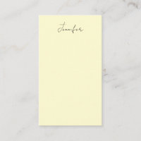 Couleur crème élégant moderne minimaliste nom simp